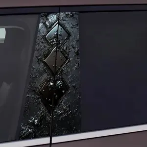 Car B-pillar Sticker, Self-adhesive Waterproof & Anti-scratch Car Sticker, Decal For Cars, Car Exterior Cool Decoration Accessories for Car, Truck, Motorcycle, Cool Car Decoration