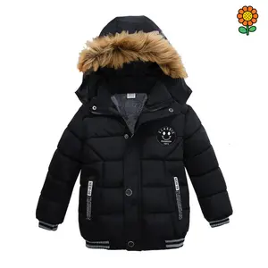 DZP-[Boys' Winter Jacket] Warm & Windproof Boys' Heavy-Duty Winter Jacket with Hood |       Black Outerwear for Toddler & Kids (1-6 Years) |       Easy-zip Closure, Trendy Kids Fashion, Durable Children's Wear, Birthday Gift