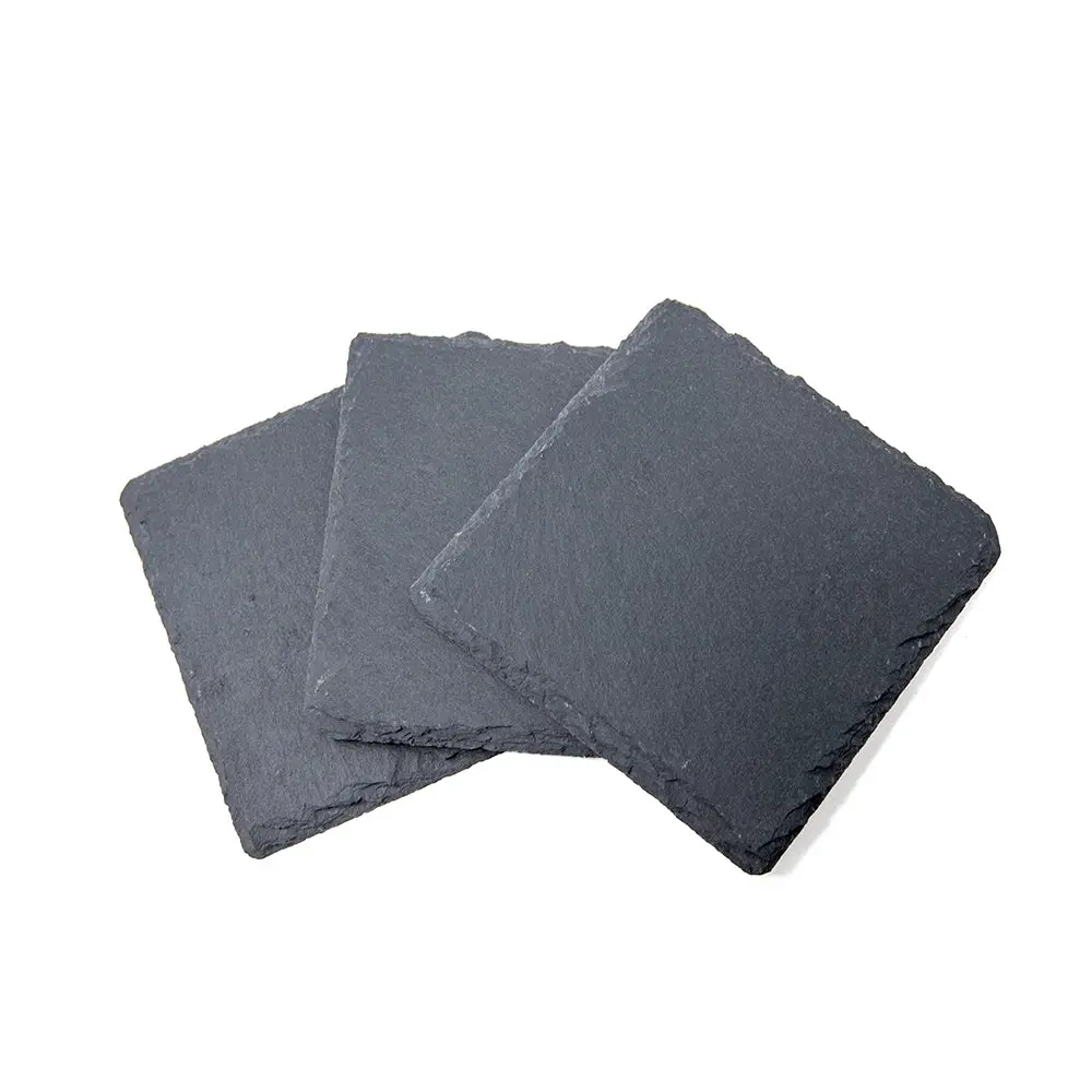 4" x 4" Square Slate Coasters (David's Deals)