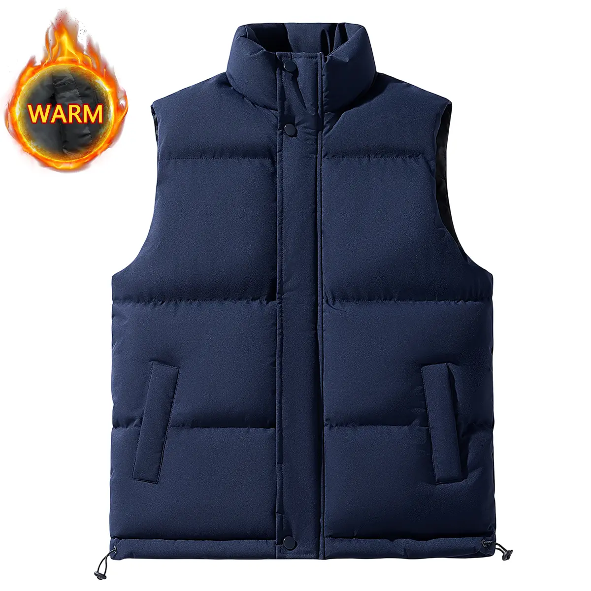 JOGWAVE Men’s Thermal Vest - Menswear Tops, Stylish, Unisex, Thick Polyester Fiber, Slim Fit, Foldable, Outdoor Casual Warmth, Machine Washable, Formal Waistcoat/Gilet