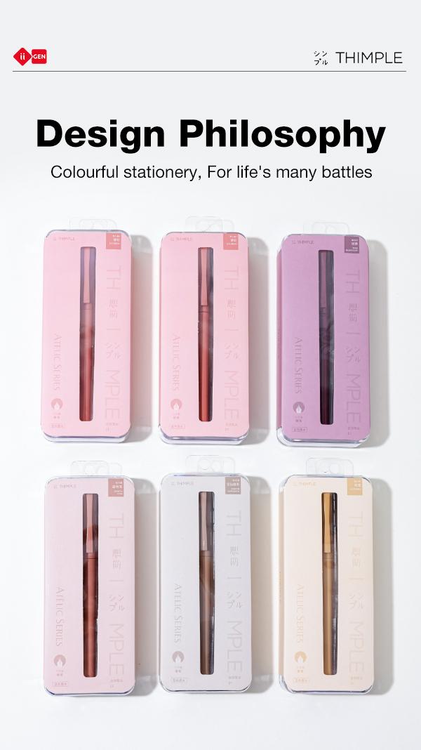 iiGEN THIMPLE  Fountain Pen Set, EF Nib with 2 Blue Ink Refills & INK-ABSORBING AID, Smooth Writing for Journaling, Students & Office, Sketching, School Supplies & Gifts