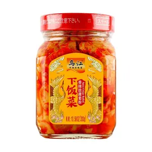 WUJIANG Spicy Pickled Radish - Savory Chinese Preserved Vegetable for Rice, 300g