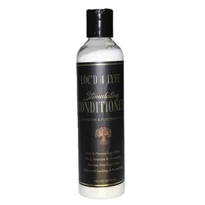 Scalp Relief Conditioner for Locs & Braids - Loc’d 4 Lyfe by Gold Banner Beauty - 8 oz – Invigorating Peppermint & Tea Tree Oil for Nourishing Scalp Relief | Refreshes, Revives & Soothes | Tingling Sensation for Healthy Hair