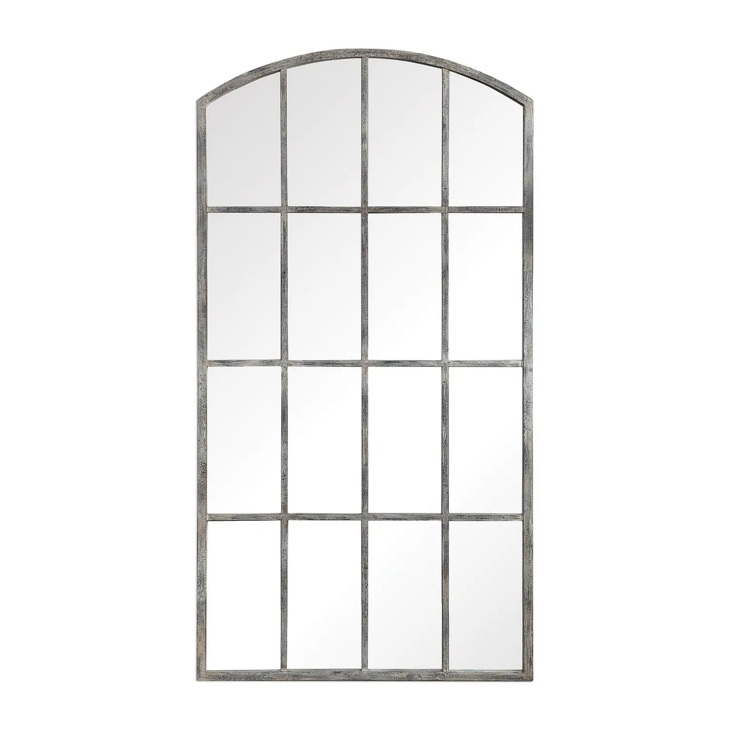 Amiel Mirror Aged Rust Gray
