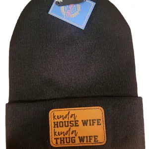 kinda house wife kinda thug life beanie