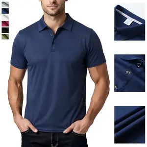 Polo Shirts for Men: Quick Dry Moisture Wicking High Elasticity Convenient Slim Fit Polo Runs Small Order One Size Up
