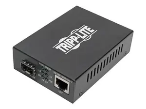 Tripp Lite N785-P01-SFP 10-100-1000 Mbps Gigabit SFP Fiber to Ethernet Media Converter POE