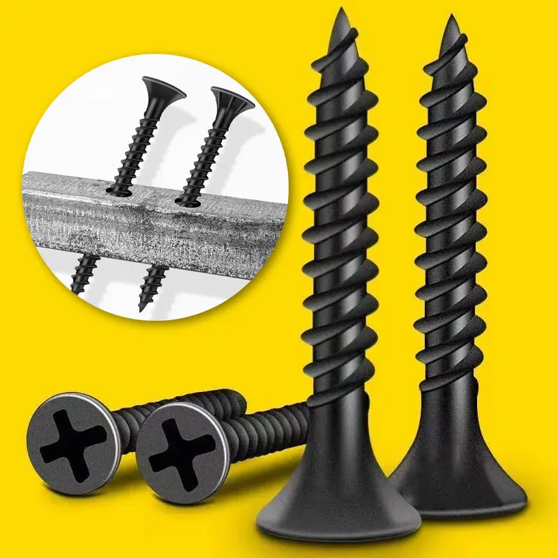 M3.5 Cross Self-tapping Screw, 100pcs/set Locking Screw, Suitable for Drywall, Gypsum Board and Light Steel Joist, Self Tapped Screws