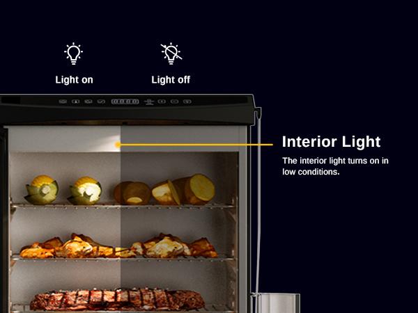 EAST OAK 30" Digital Electric Smoker, Outdoor Smoker with Glass Door and Meat Thermometer, 725 Sq Inches of Cooking with Remote, 4 Detachable Racks Smoker Grill for Party, Home BBQ, Night Blue