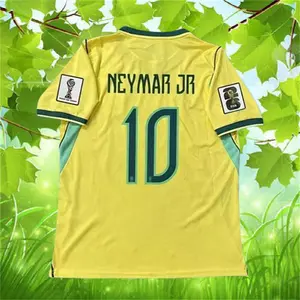2026 Yellow Brazil No.10 Neymar Short sleeve jersey