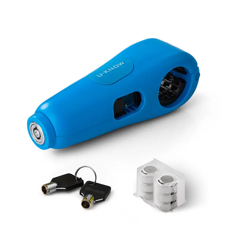 Alarm handlebar lock [blue]