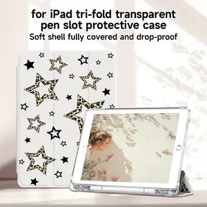 1pc TPU Protective Case for iPad 10th Gen & 7/8/9th Gen (2018-2022 Models) - Ultra-Thin Full-Body Protection, Compatible with Tri-Fold Stand, Built-in Pen Slot, Compatible with for ipad Air 4/5/6/Pro 11, Stylus Storage, Sleek Cover, Durable Cover