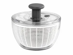 Large Salad Spinner - BPA-Free Lettuce Dryer & Vegetable Washer with 1-Hand Pump, Chicken shredder, Locking Lid, Non-Slip Base for Fruits, Blue,Black,White,Grey