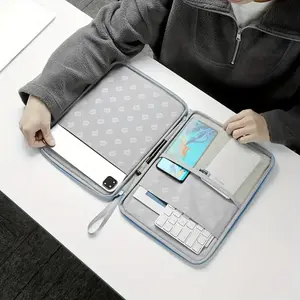 PrimPick Multifunctional waterproof bag suitcase 10.9 12.9 inch Ipad shockproof protective case travel protective case storage bag Ipad series Android PC waterproof case Tablet Sleeve Pouch Tablet CasingGift