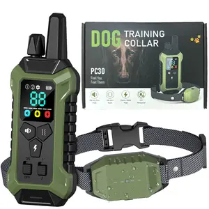 Dog Training Collar 4000FT Dog Shock Collar with Remote 3 Training Modes IP67 Waterproof Rechargrable e-Collar For All Size Dogs