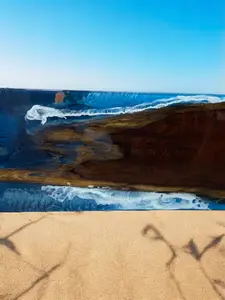 The Crafted Edge 36" River Tabletop Handcrafted with Resin and Live Edge