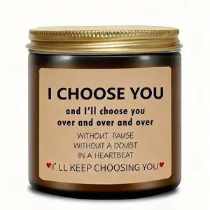 1pc Valentine's Day Gifts For Women, Lavender Scented Soy Wax Candles Home Fragrance Gifts For Girlfriend Wife Fiancee, Gift For Women Girlfriend Wife, Fiancee Girlfriend Gift, Birthday Gift Anniversary, Home Decor, Room Decor