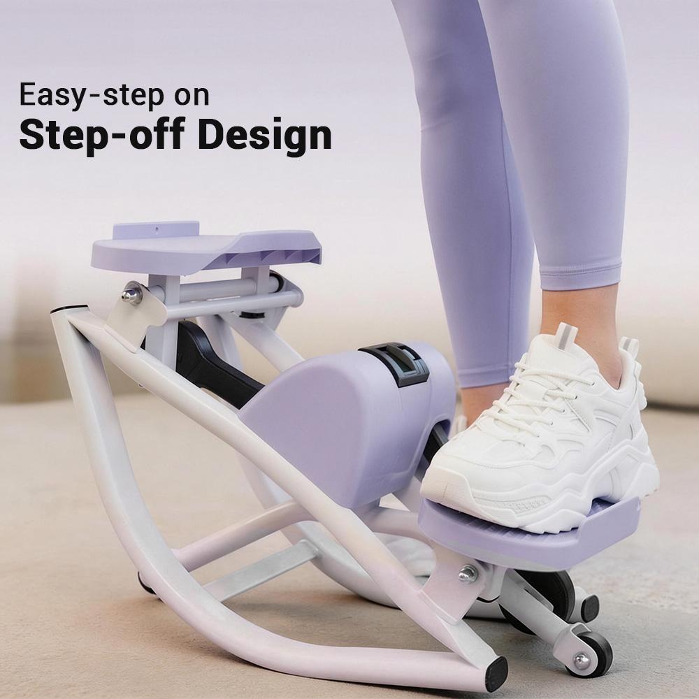 Umay Rocking Stepper Side Sepper Machine for Home Workout, The All-in-One Stepper for Office - 265LB Capacity