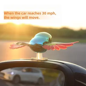 Flying Companion Bird Toy | Interactive Bird Figure | Cute Wing-Flapping Bird Ornament | Desk Decor | Gift for Kids & Bird Lovers | Stress Relief Mini Pet Bird”