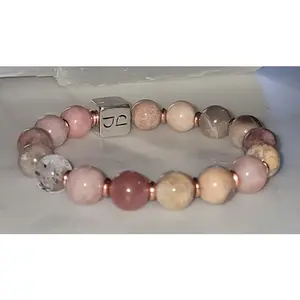 Classic Sunstone Copper 10mm Gemstone Energy Bracelet