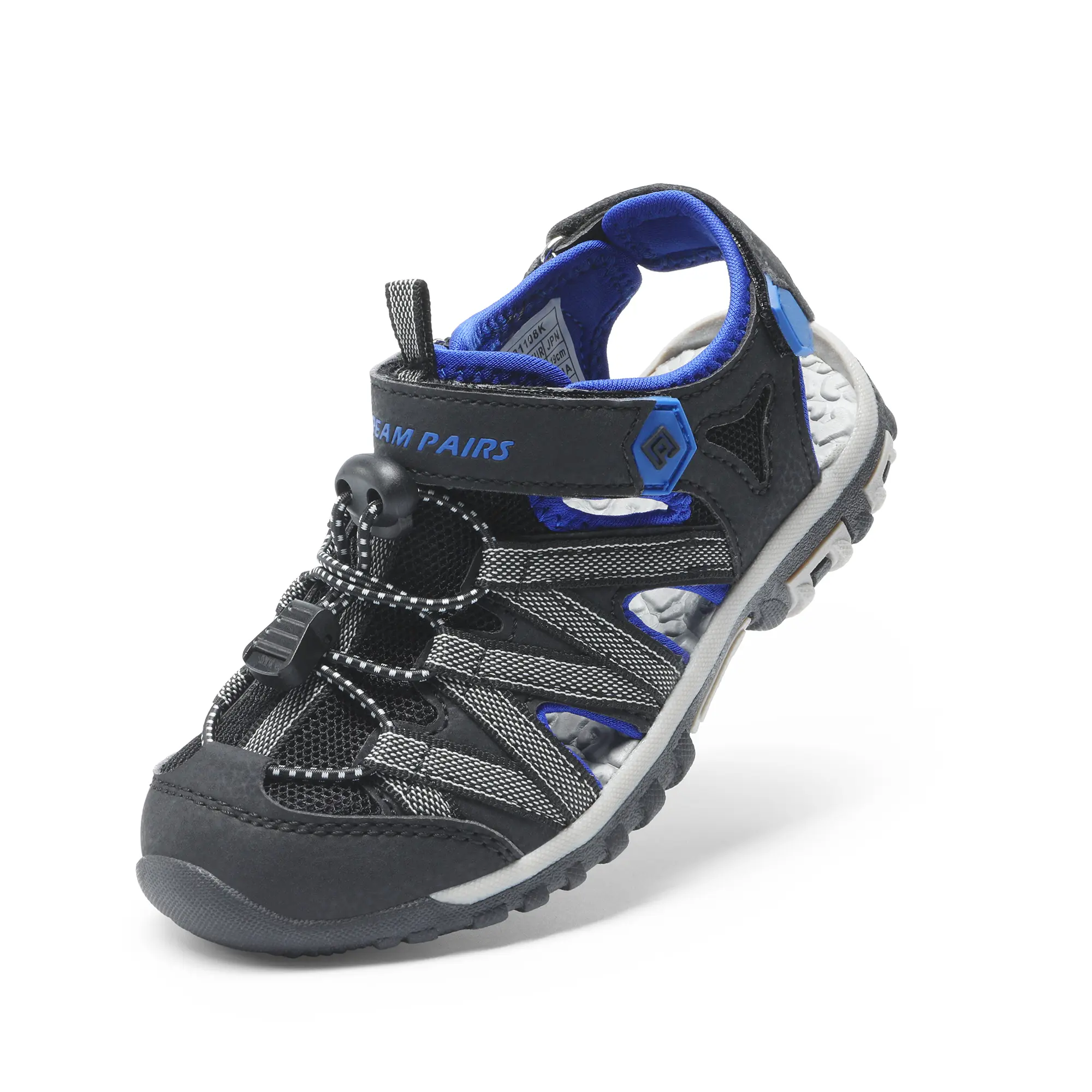 DREAM PAIRS Kids' Closed-Toe Velcro Strap Sandals - Casual, Lightweight Waterproof Summer Outdoor Sport Sandals for Boys & Girls, Casual Sandals