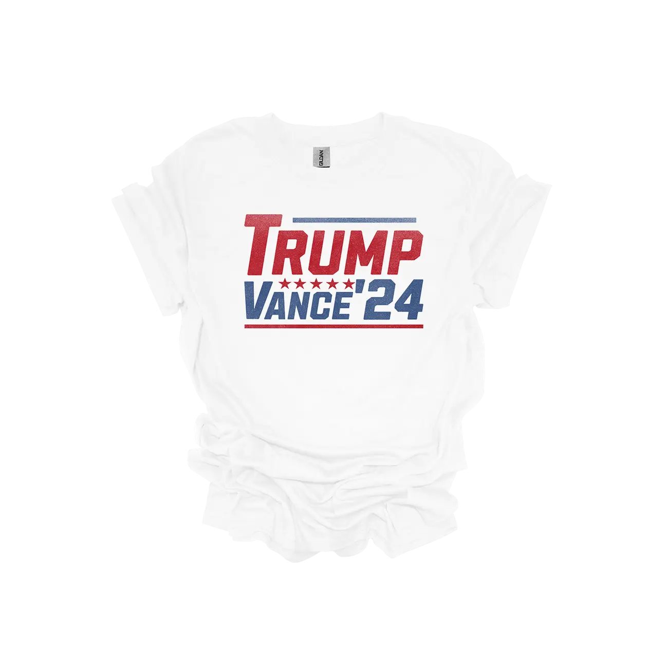 TRUMP VANCE 24 everyday SOFT STYLE TEE UNISEX Cotton Casual Fit Garment Sleeve Top Essential Graphic