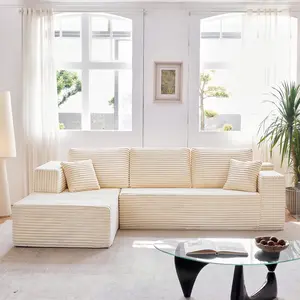 L-Shape Sectional Couches for Living Room -Modern Modular L-Shape Sofa Couch with Chaise Like Soft Comfort Supports multiple combinations Suitable for living rooms and bedrooms