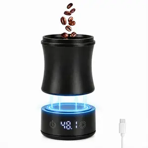Coffee Scale Dosing Cup with LED Display, Rechargeable Espresso Scale, Mini Gram Precise Scale 500g/0.1g, Digital Measuring Scale Cup for Espresso, Sleek Kitchen Scale for Coffee/Matcha/Tea