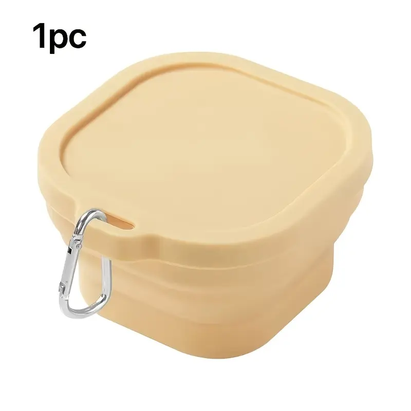 3pcs/2pcs/1pc Reusable Silicone Foldable Bowl, Lunch Storage Container, 13.53fl.oz (400ml), Portable Collapsible Bowl with Hanging Loop for Backpack, Ideal for Picnic, Camping, Outdoor Activities, Home, Office, Beach, BBQ & Fishing