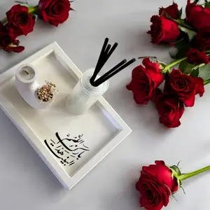 God Bless This Home Arabic Handmade Tray Concrete Home Decor Ramadan Eid Islamic Home Decorative Tray Centerpiece elegant home deco--=%2=-=%2=----=%2=- gift=%2=----=%2=-=%2=----=%2=- gift=%2=-- great office gift
