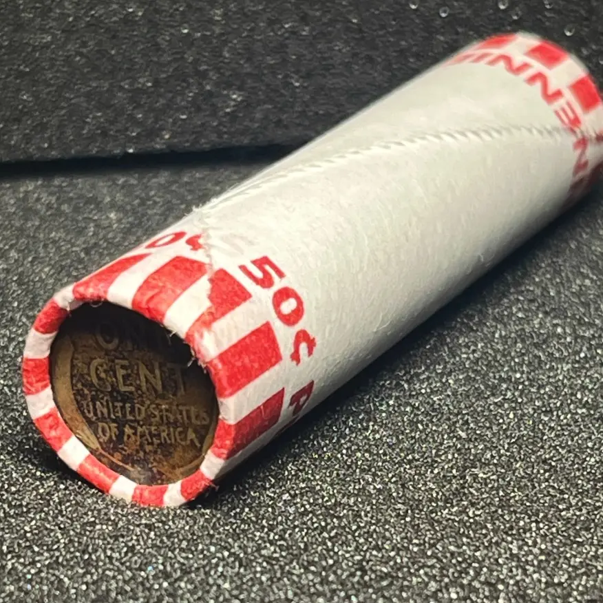 Full Roll of Wheat Cents UnSorted