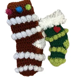 Mini Crochet Christmas Stockings - Perfect Stocking Stuffers for the Festive Season Christmas stockings christmas decoration christmas stocking Ornaments