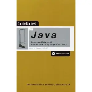 USED-CodeNotes for Java: Intermediate and Advanced Language Features by Gregory Brill (Paperback)