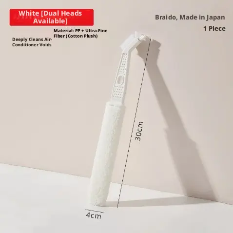 Double-headed brush (includes cleaning cloth)