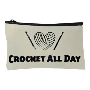 Zipper Bags- Pencil/ crochet hook bags (Crochet Supplies), gifts