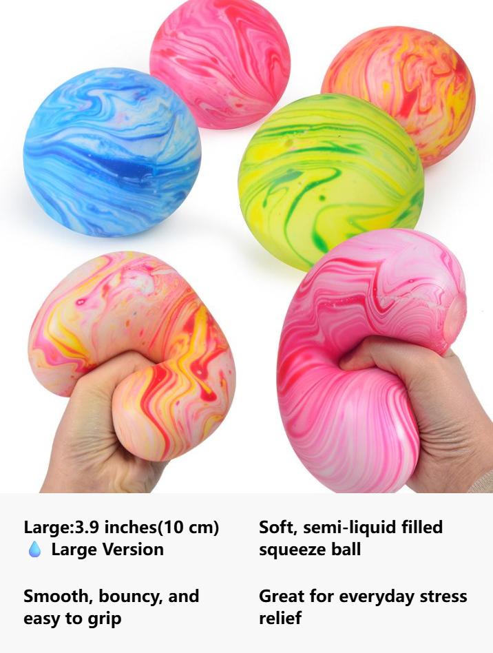 Flowing Liquid Squishy Stress Ball – Satisfying Sensory Stress Relief Toy