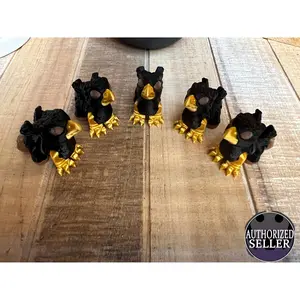 Miniature Hippogriff - 5 Pack - 2.25 Inches - Desktop or Fidget Toy - 3D Printed - Mix and Match!