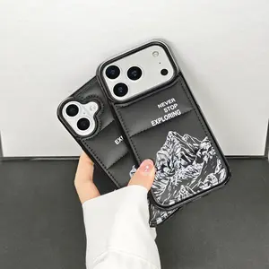 Never-ending exploration of original, uplifting designs. Fashionable “Down Jacket” phone case compatible with iPhone 17 Pro Max, iPhone 16, 15, 14, 13 Pro Max, and Plus models. Shock-resistant soft case with a 3D textured finish and non-slip edges.