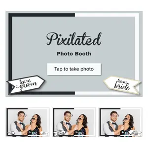 Team Bride vs. Team Groom Photo Booth Theme