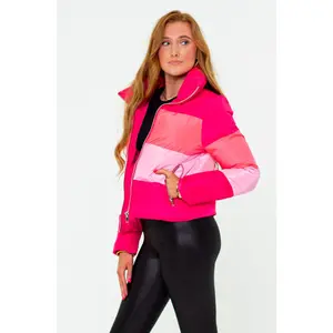 Addison Striped Puffer Jacket - Sprinkles Coat Winter
