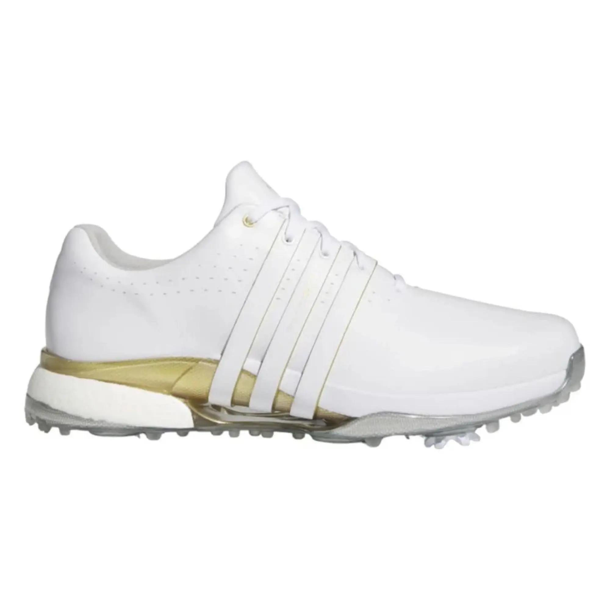 Adidas Tour360 24 BOOST Golf Shoes – Men's Premium Golf Footwear, Leather Performance Sneakers with BOOST Cushioning, Waterproof Protection, Stable Fit, Durable Outsole, and Advanced Comfort Technology for On-Course Performance and Everyday Wear