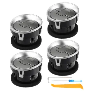 4pcs Dashboard Louver AC Heater Air Vent CL3Z19893EA Front Interior AC Vent Duct Louvre for Ford F150 Lobo 2009-2014