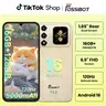 FOSSIBOT S7 | 2026 | Dual Screen | Android 16 | 16(4+12)+128GB | up to 1TB | Unlocked Cell Phones 1.85"Smart Rear Display | 120hz | 5000mAh | 6.9''FHD | 1080p 60fps Encode |16MP AF | GPS | Dual SIM | 4G | AI Recognition | Beauty | Luxury Gold, Android Sma