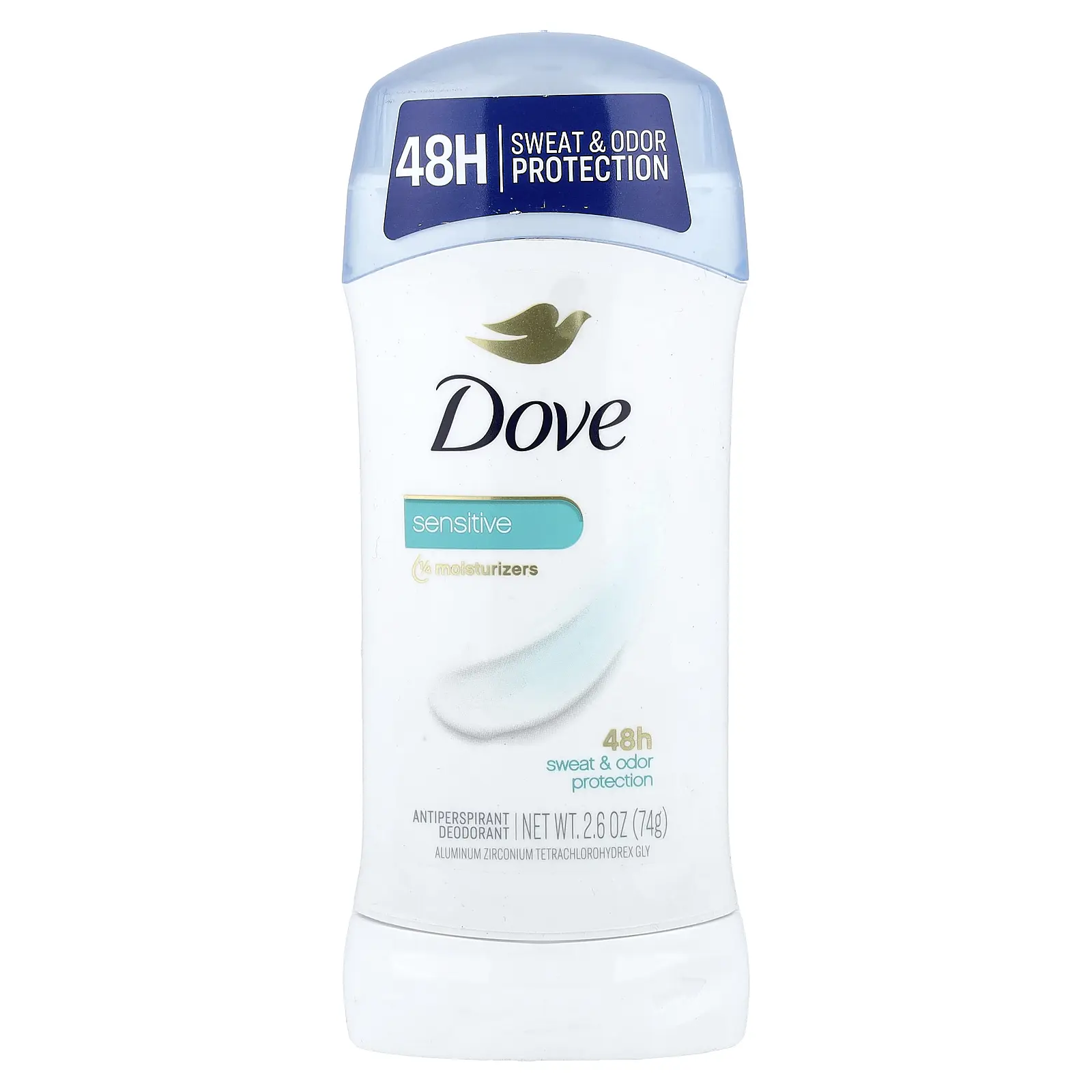 Dove Antiperspirant Deodorant, Sensitive, 2.6 oz (74 g)