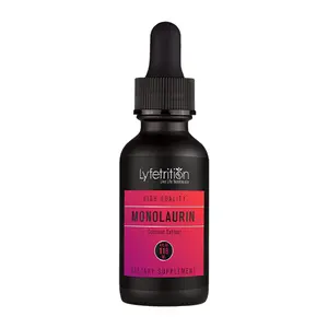 LYFETRITION Monolaurin Liquid Extract 950 mg, 4 Oz, 150 Servings, High Absorption, Non-GMO, GMP Certified, Cruelty-Free, Made in USA