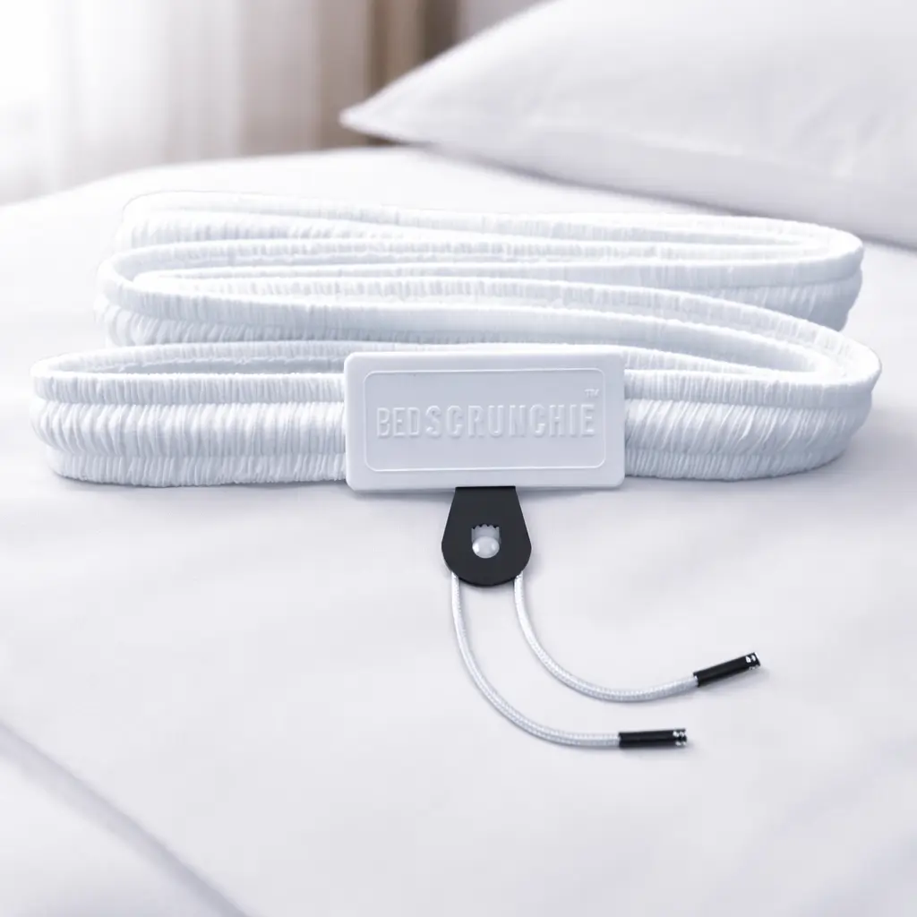 Bed Snugger Blanket Holder (No Clips Included) by Bed Scrunchie Durable Bedding Accessory Keeps Blankets Secure for Deep Mattresses and Memory Foam One Size Fits All
