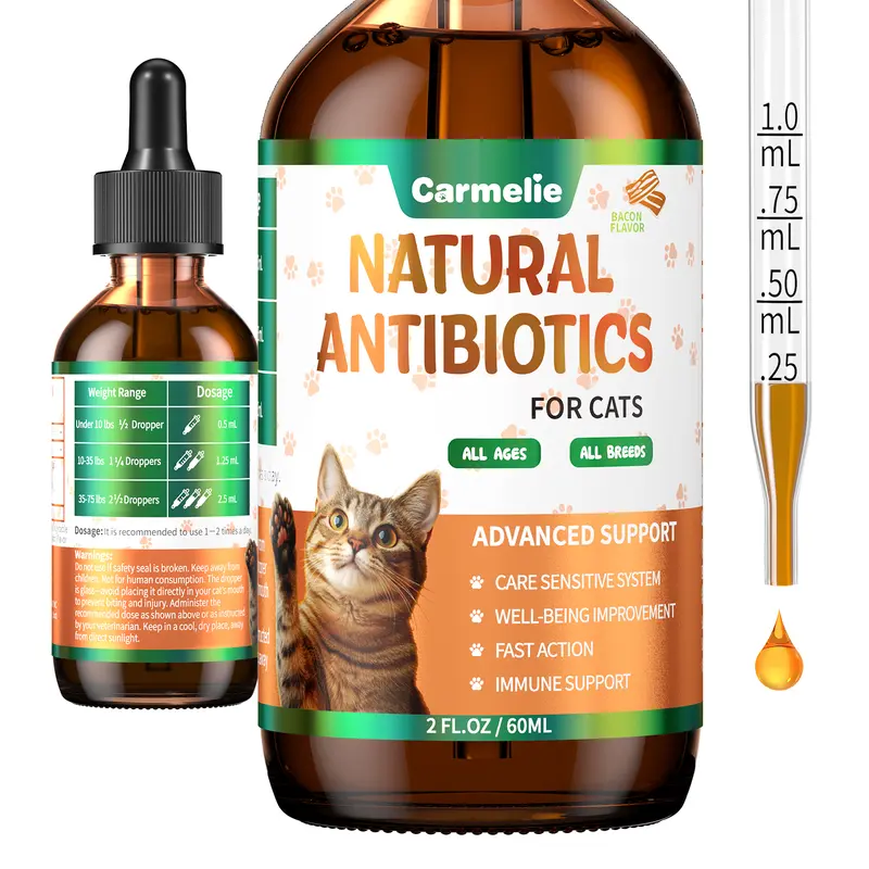 #backtoschool #sohochic Carmelie All-Natural Cat Drops – Seasonal Wellness & Immune Care – 2 fl oz Supplements Vitamin