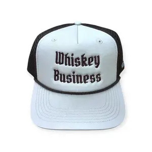 Whiskey Business Embroidery Hat - Lost Hat Ranchero foam trucker