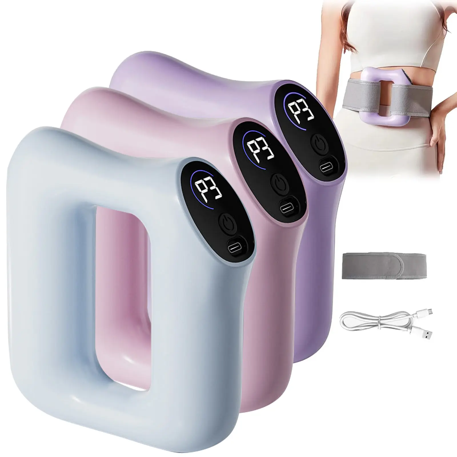Multifunctional Full-Body Fascia Ring with Deep Tissue Vibrations Portable Design Enhances Recovery & Well Being Muscle Knot Relief Tool