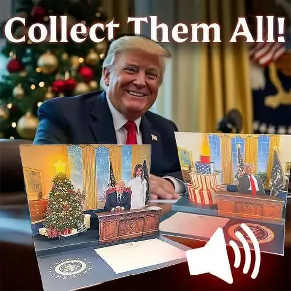 Pop Up Birthday Card with Light, Sound, & Donald Trump’s Real Happy Birthday Voice – US Pride Nation Pride Festive Party Gift for Parents, Spouses